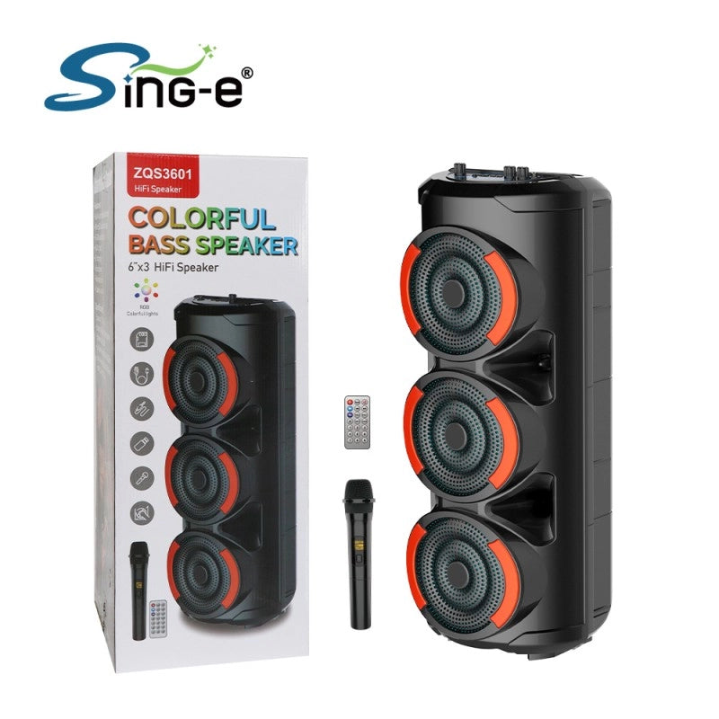 Zmadhues Sing-e ZQS3601 – Party Speaker me Mikrofon