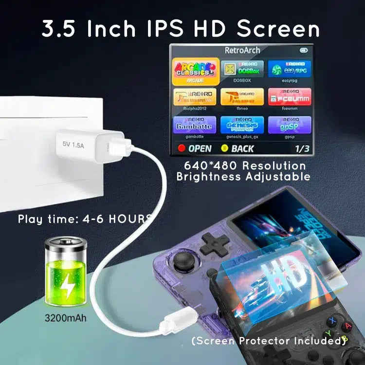 R36S Retro Handheld Console