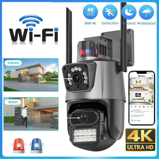 Kamerë Sigurie Dual Lens WiFi V360 Pro Alarm