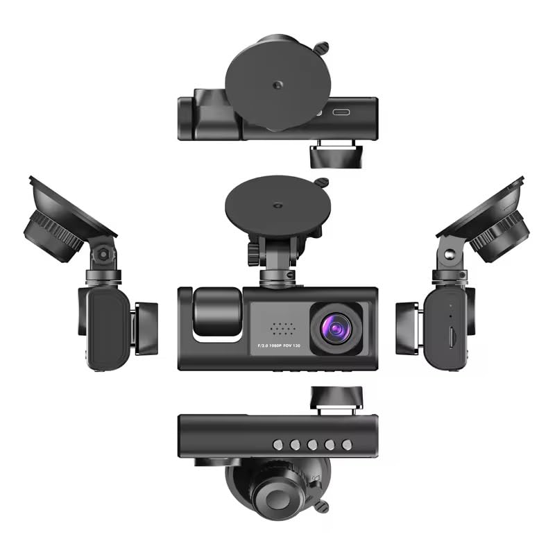 Kamera Inteligjente për Makinë 3 Pamje - Dash Cam