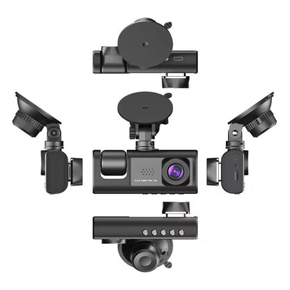 Kamera Inteligjente për Makinë 3 Pamje - Dash Cam
