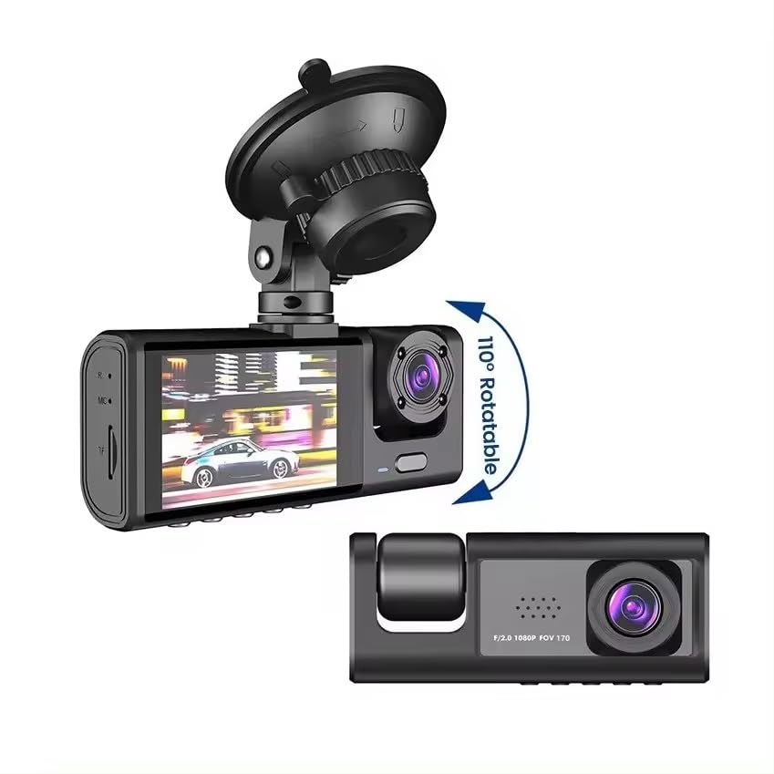 Kamera Inteligjente për Makinë 3 Pamje - Dash Cam