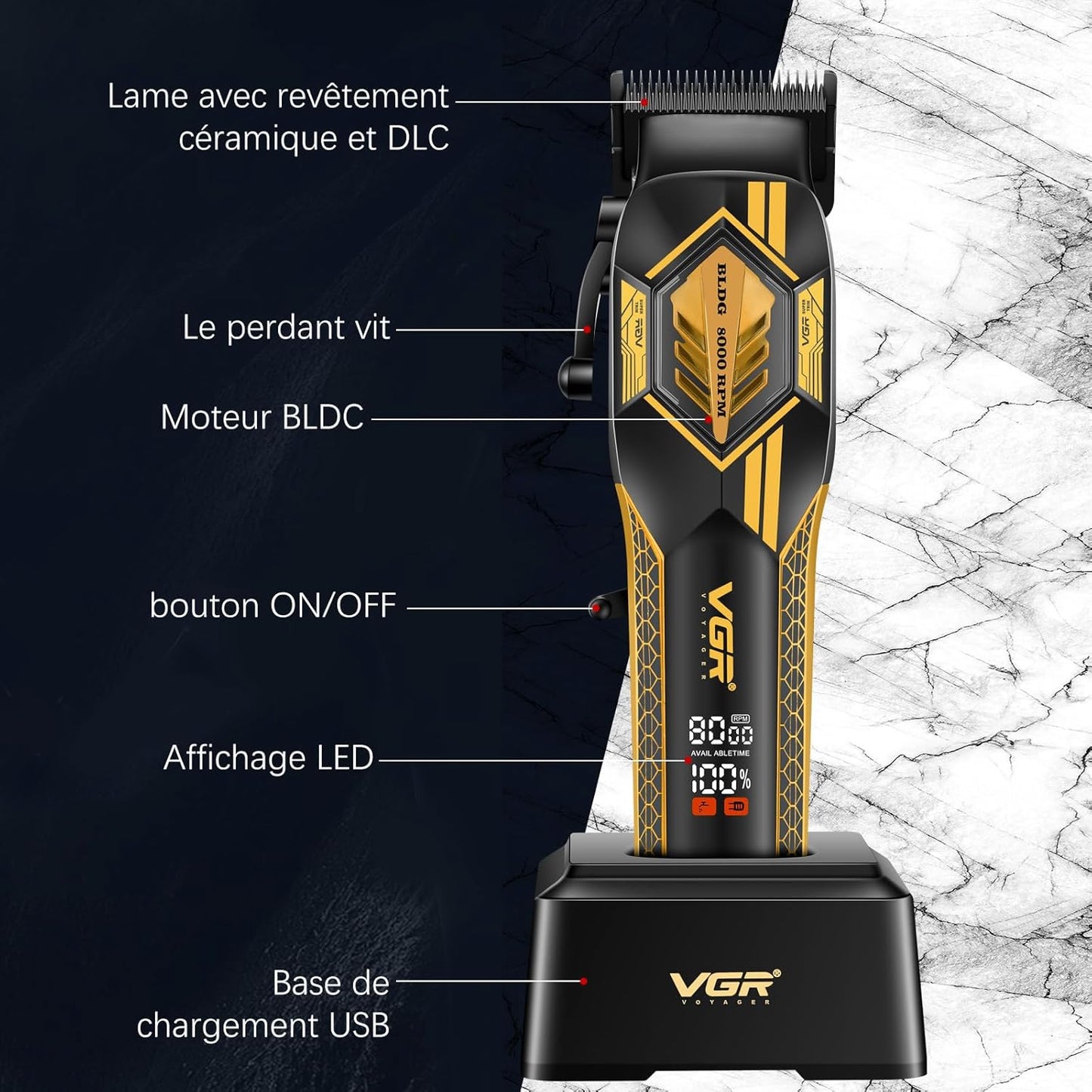 VGR V-119 – Makinë Profesionale për Qethje