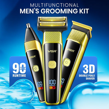 VGR V-366 – Set Profesional 3 në 1 për Kujdes Personal