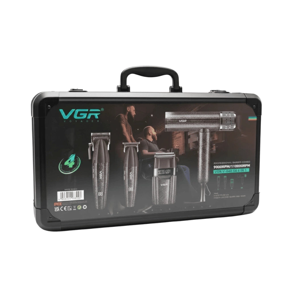 PROFESSIONAL BARBER COMBO – VGR V-640 S4 (4 në 1)