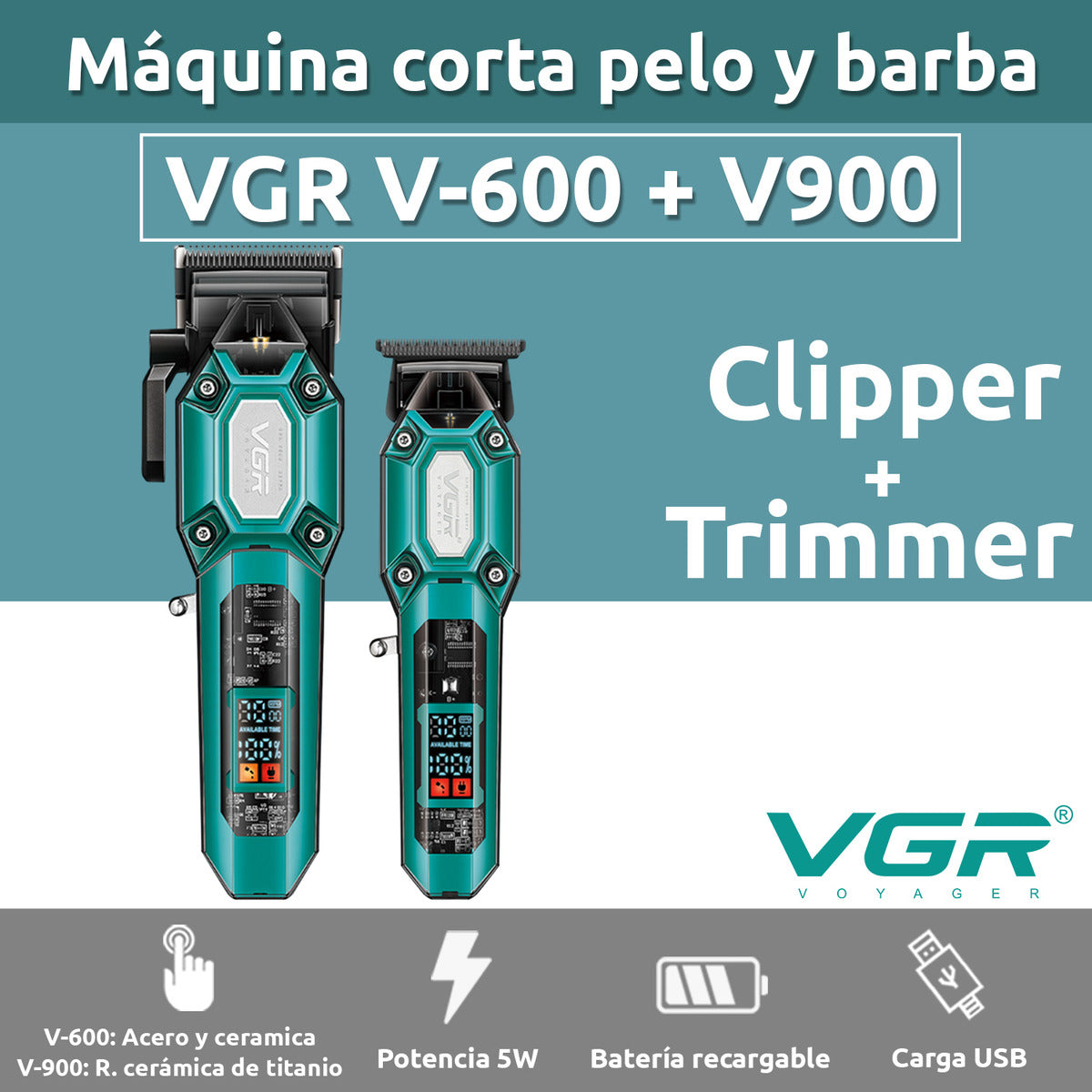 Makinë Qethjeje Profesionale VGR V-600 / V-900