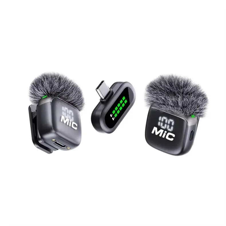 Mikrofon Wireless T98 Dual – 2 Mikrofona me Reduktim të Zhurmës AI
