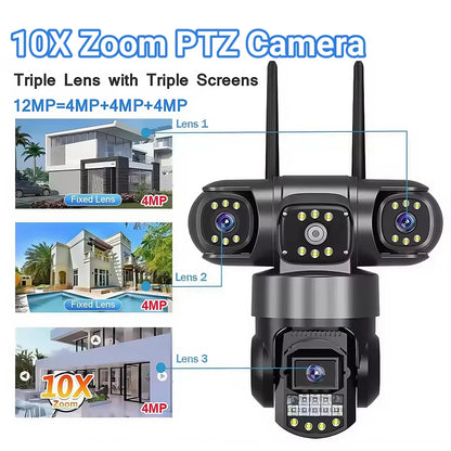 Kamere Sigurije Me 3 Lente-T6 Wifi