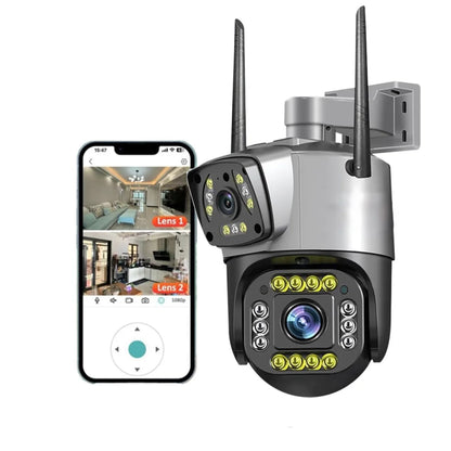 Kamerë Sigurie Dy Lens-Wifi