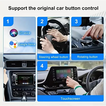 CarPlay 2 në 1 - Wireless Smart Display për Makinë