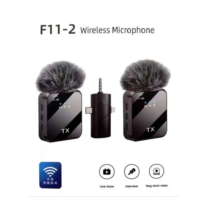 Mikrofon Wireless F11-2