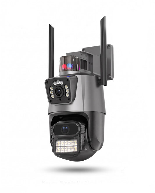 Kamerë Sigurie Dual Lens WiFi V360 Pro Alarm